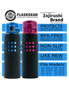 Funda de Silicona FLASKGEAR para Botella Térmica Zojirushi 16 oz 2