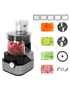 Procesador de Alimentos TREMENPOW 5 L 600W Eléctrico 5-en-1