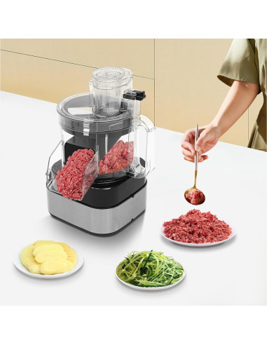 Procesador de Alimentos TREMENPOW 5 L 600W Eléctrico 5-en-1