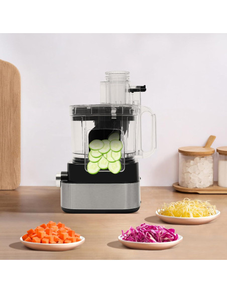 Procesador de Alimentos TREMENPOW 5 L 600W Eléctrico 5-en-1