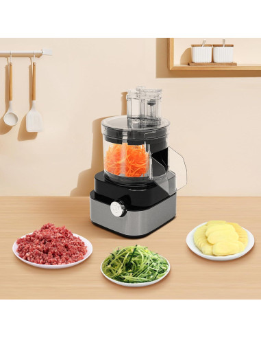 Procesador de Alimentos TREMENPOW 5 L 600W Eléctrico 5-en-1