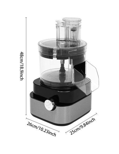 Procesador de Alimentos TREMENPOW 5 L 600W Eléctrico 5-en-1