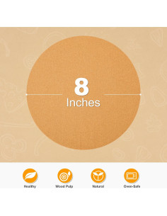 SMARTAKE 200 Hojas Papel Pergamino Antiadherente 20 cm 2