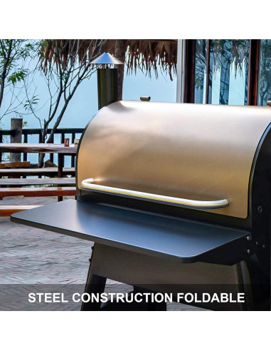 Estante Frontal Plegable Utheer para Parrillas Traeger BAC362