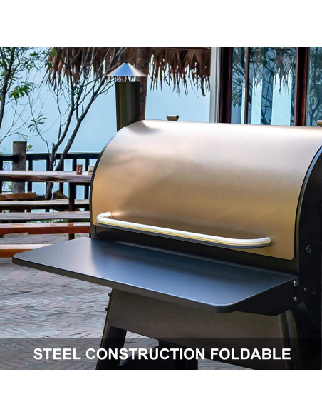 Estante Frontal Plegable Utheer para Parrillas Traeger BAC362