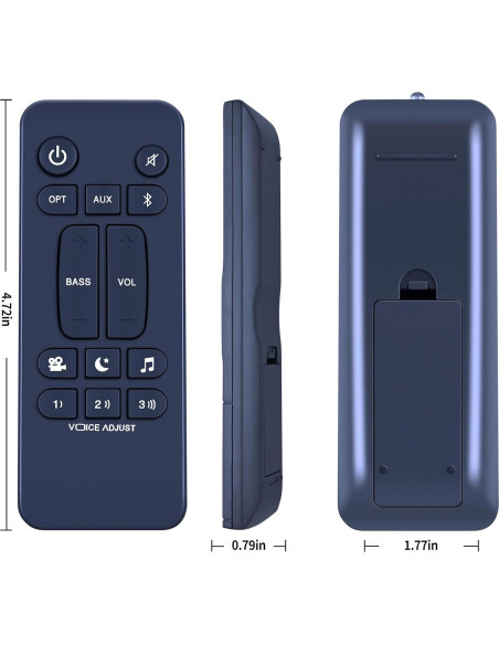 Control Remoto PZL para Barra de Sonido Polk Audio Signa S2 Control Remoto PZL para Barra de Sonido Polk Audio Signa S2