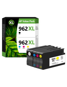 Cartuchos de tinta remanufacturados HP 962XL - Paquete de 4 colores