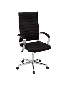 Silla de Escritorio Ejecutiva Amazon Basics, Respaldo Alto, Negro