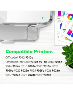 Cartuchos de tinta remanufacturados HP 962XL - Paquete de 4 colores 2