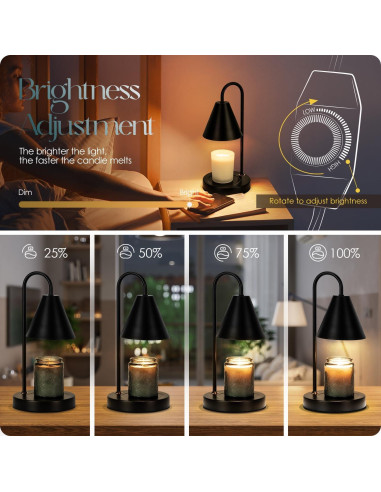 Lámpara Calentadora de Velas Aimoptg Eléctrica Regulable 50W