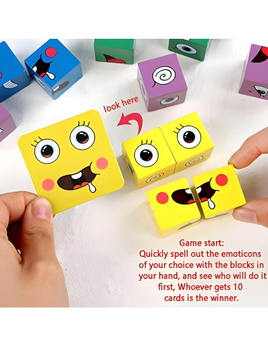 Rompecabezas de Madera Flying Banana Cubo de Expresión 0.57 kg