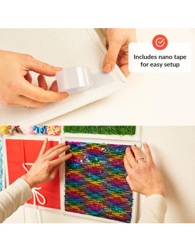 Panel Sensorial para Niños Odoxia | 12 Piezas Táctiles 25cm