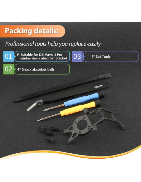 Soporte Inferior Gimbal DJI Mavic 3 Pro + Herramientas