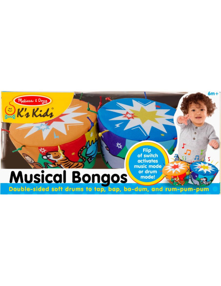 Bongos Suaves Melissa & Doug 9194 Musicales Multicolor