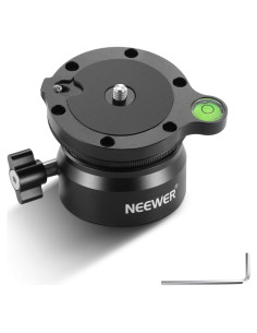 Base de Nivelación de Trípode NEEWER 50mm con Burbuja
