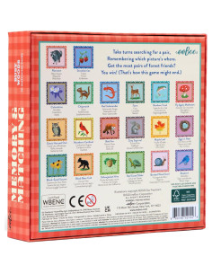 Juego de Memoria eeBoo Bosques Ocupados - 20 Pares Coloridos 2
