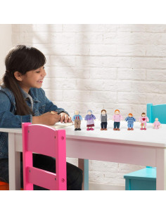 Familia de Muñecas de Madera KidKraft 7 Piezas 12 cm 2