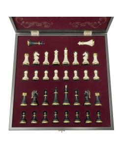 Set de Ajedrez Grande Antochia Crafts 42x42cm Madera Lujo 2