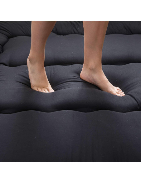 Colchón Futón Japonés MAXYOYO Reina 10 cm Negro Plegable