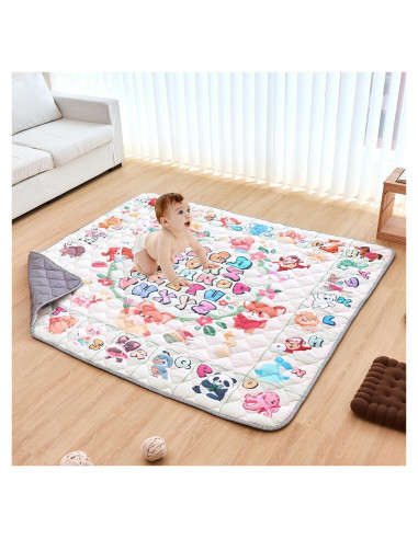 Alfombra de Juego VEVOR para Bebés 1.8x2m Antideslizante