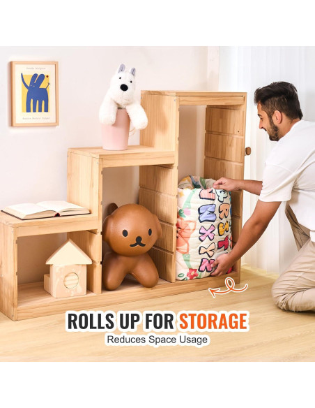 Alfombra de Juego VEVOR para Bebés 1.8x2m Antideslizante