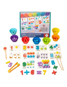 Cuentas de Clasificación Arcoíris Evolve Heritage - Juguete Montessori