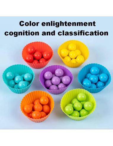 Cuentas de Clasificación Arcoíris Evolve Heritage - Juguete Montessori