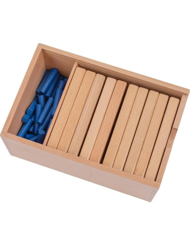 Materiales de Matemáticas Montessori Adena Puntas de Conteo - Juguete Educativo para Niños