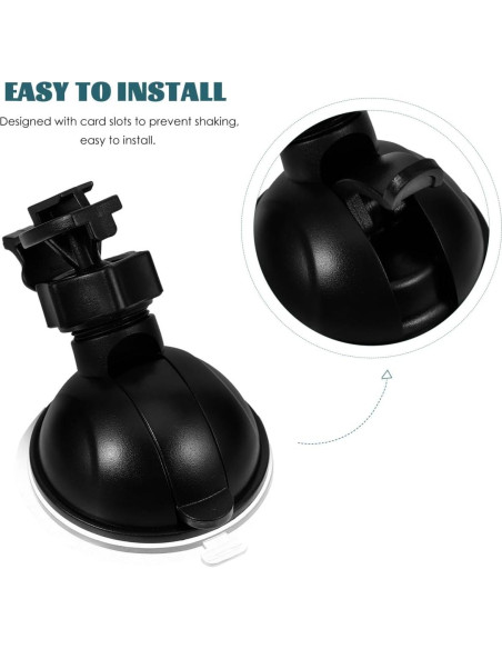 Soporte de cámara de salpicadero JECOMPRIS con ventosa