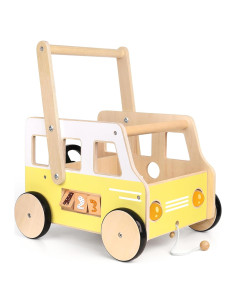 Andador de Bebé de Madera Pillowhale - Juguete de Actividad