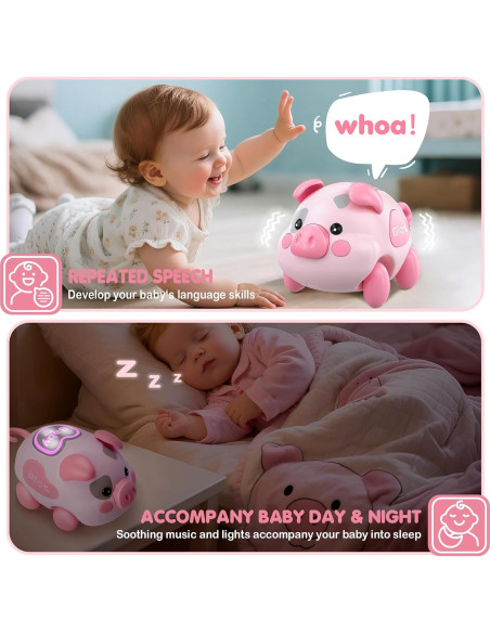 Juguete Musical Cerdito LACCHOUFEE para Bebés 6-18 Meses Juguete Musical Cerdito LACCHOUFEE para Bebés 6-18 Meses
