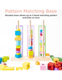 Set de Cuentas para Enhebrar Montessori y Yo - 54 Piezas 2