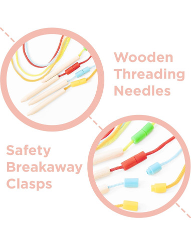 Set de Cuentas para Enhebrar Montessori y Yo - 54 Piezas