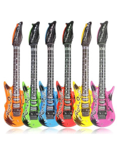 Guitarras Inflables CCINEE 12 Pack 90cm Colores Asortidos