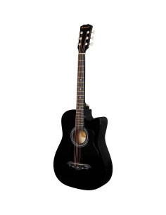 Guitarra acústica Joymusic JG-38C BK 96.5 cm negra para principiantes 2