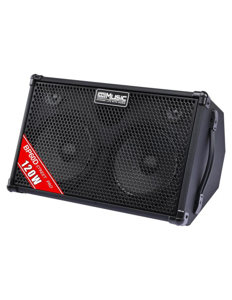 Amplificador Acústico Coolmusic BP60D 120W Bluetooth 7 Entradas