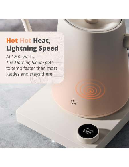 Hervidor eléctrico Greater Goods GK0448 1200W acero inoxidable 1L