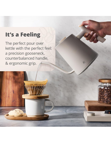 Hervidor eléctrico Greater Goods GK0448 1200W acero inoxidable 1L