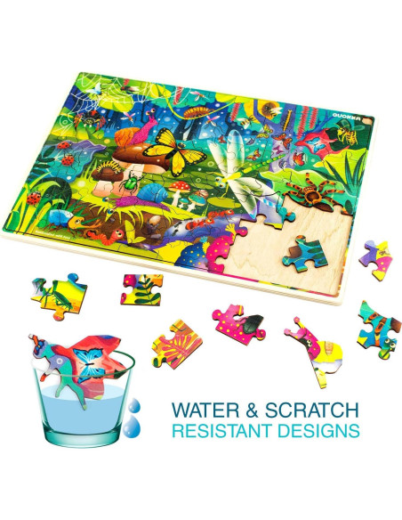 Puzzles de Madera Quokka 4 en 1 para Niños 3-10 Años Puzzles de Madera Quokka 4 en 1 para Niños 3-10 Años