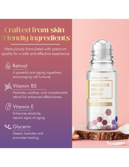 Rodillo de Ojos con Retinol Klar & Co - Antiarrugas 181g Rodillo de Ojos con Retinol Klar & Co - Antiarrugas 181g