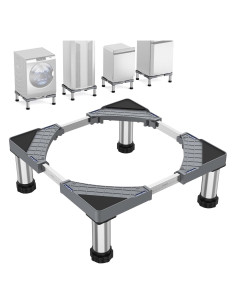 Soporte Ajustable para Mini Nevera GRPOCHE 45-65 cm Gris