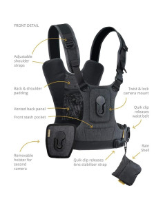 Arnés Ergonomico para Cámara y Binoculares Cotton Carrier CCS G3 2