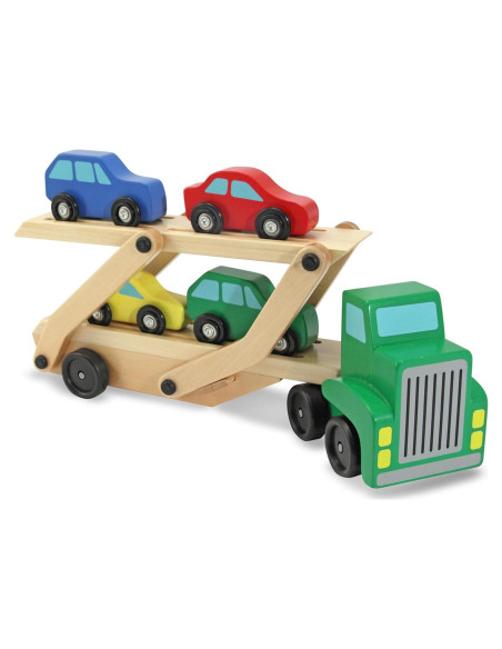 Camión Transportador de Autos Melissa & Doug 35.4x18.5 cm