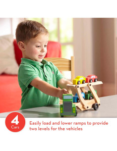 Camión Transportador de Autos Melissa & Doug 35.4x18.5 cm 2