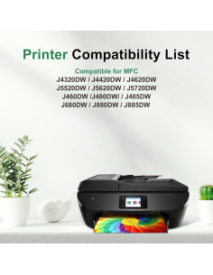 Cartuchos de tinta Anemec LC203XL compatibles para Brother 2