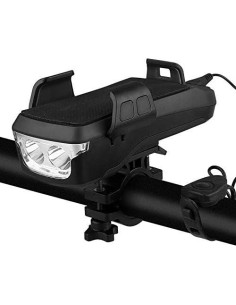 Soporte de Bicicleta BoxWave con Carga Solar y Luz LED - Negro 2