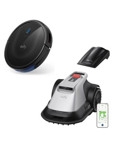 Paquete eufy Aspiradora Robot 11S Max + Cortacésped E15