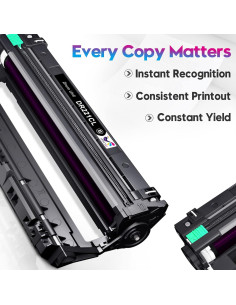 Unidad de Tambor Compatible ONLYU DR221CL para Brother - 4 Paquetes 2