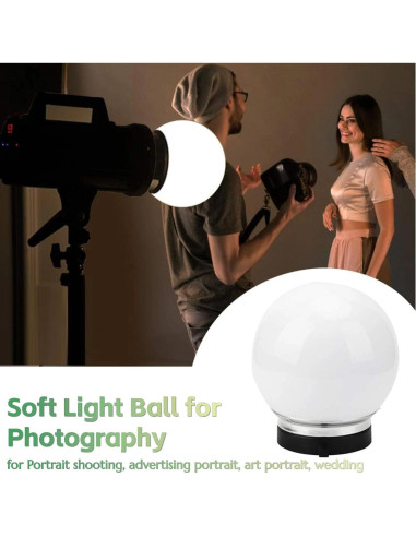 Bola de Luz Suave 15cm Yoidesu para Fotografía Profesional