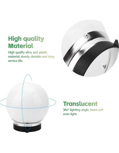 Bola de Luz Suave 15cm Yoidesu para Fotografía Profesional